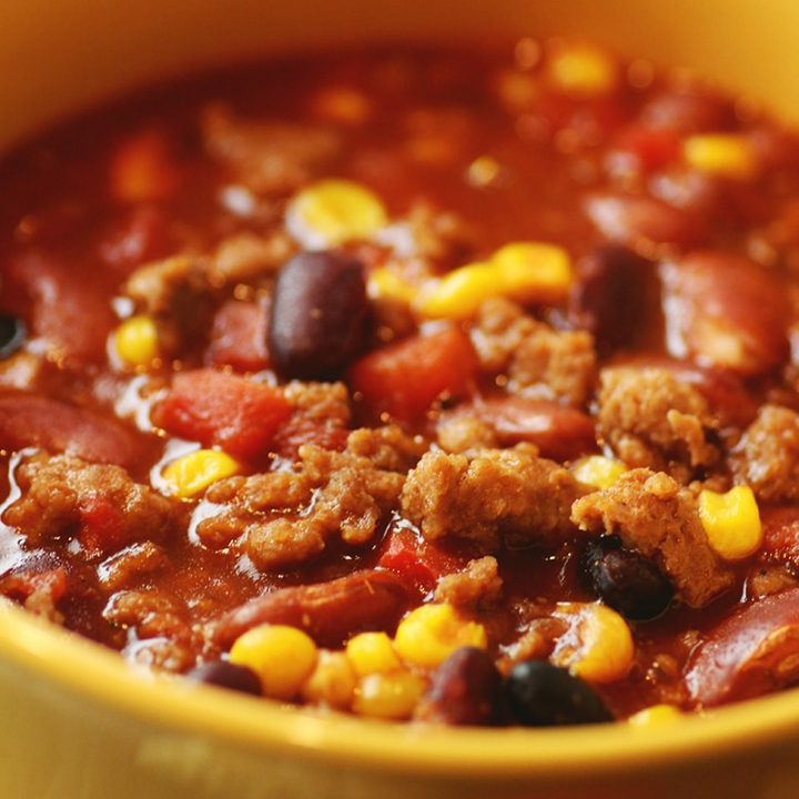 Simple and Easy Stove Top Turkey Chili