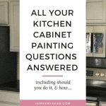 all your kitchen cabinet questions answered