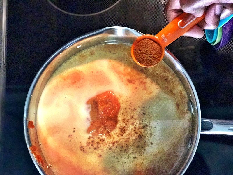 pumpkin spice for Pumpkin White Hot Chocolate