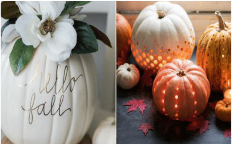 9 Ways To Decorate A Pumpkin Without Carving It