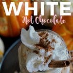 pumpkin white hot chocolate