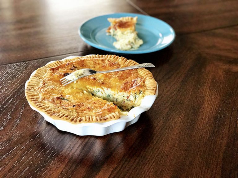 How To Make A Simple + Easy SunDried Tomato Quiche