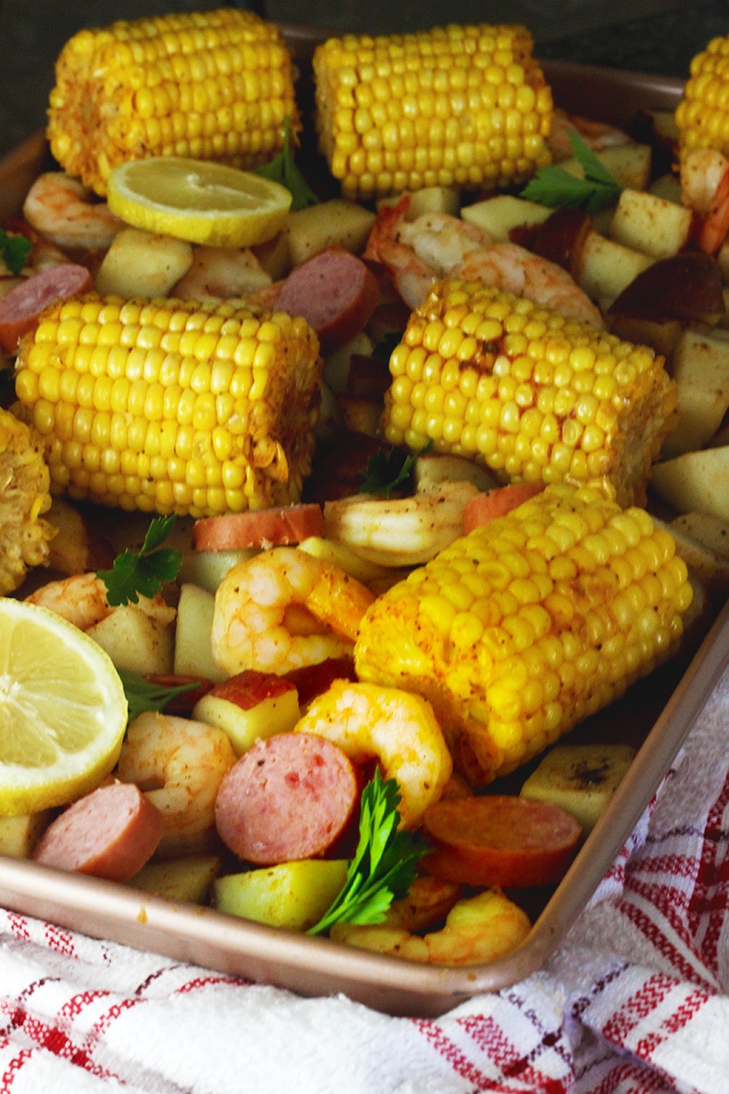 Sheet Pan Shrimp Boil