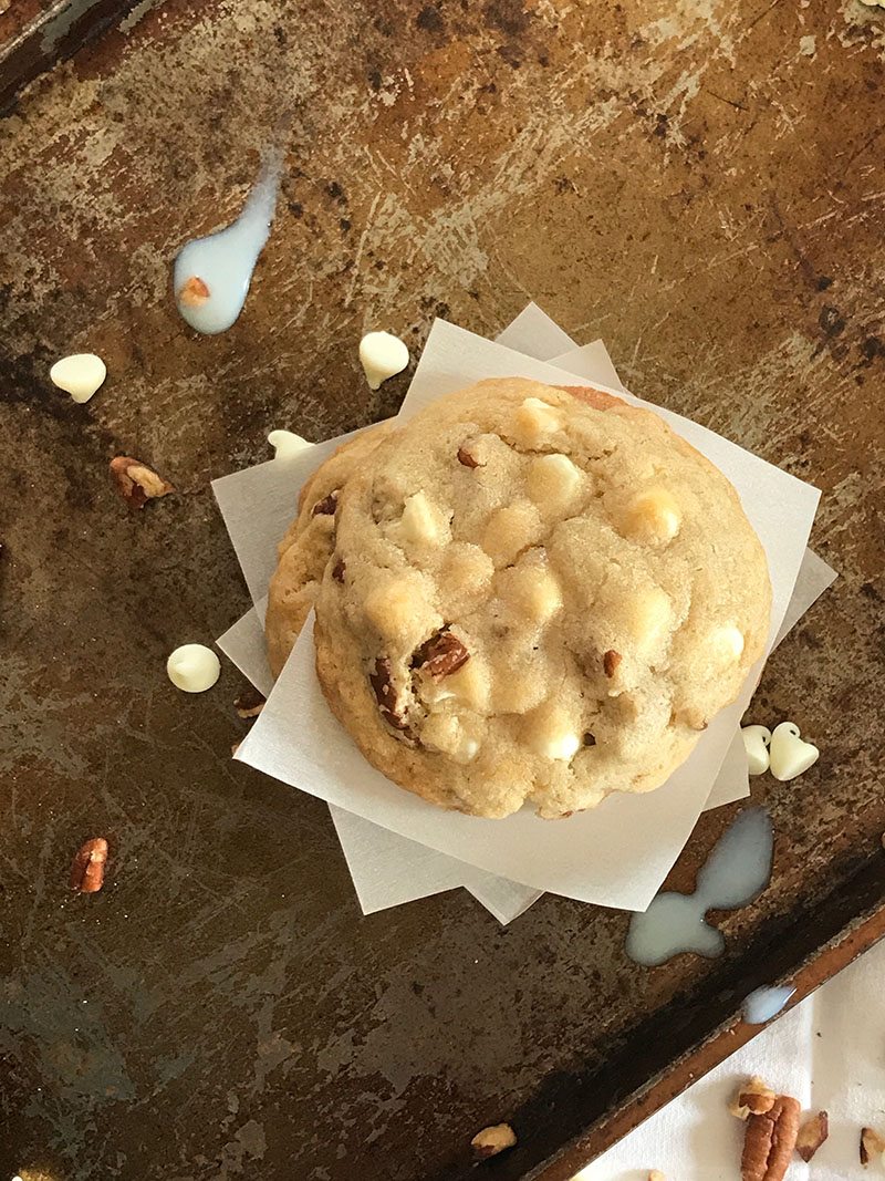 White Chocolate Pecan Cookies