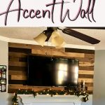 DIY Accent Wall using Weaber Weathered Wood