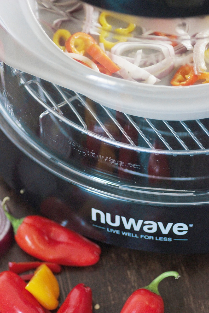 peppers onions and nuwave oven