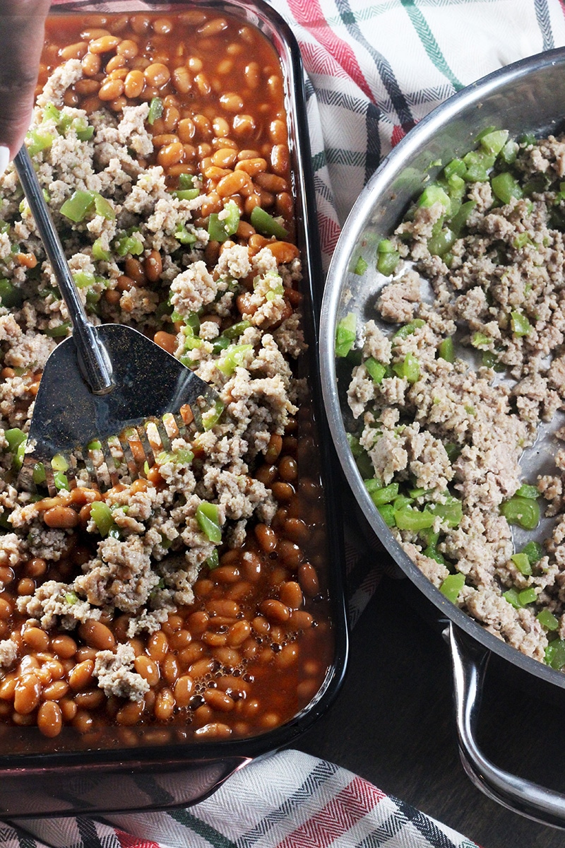 turkey meat and pork free baked beans