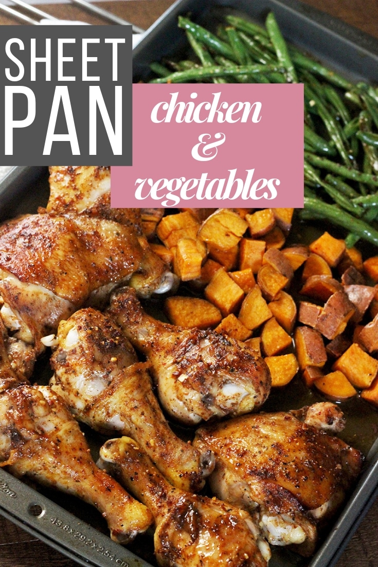 sheet pan chicken and vegetables