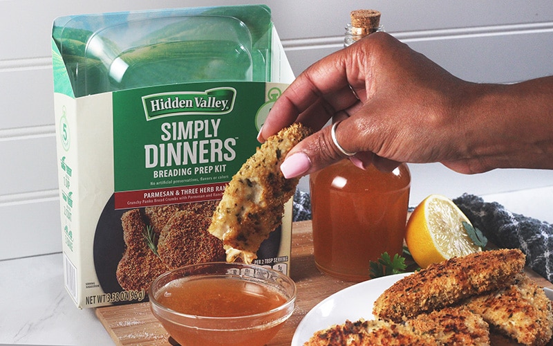 Hidden Valley Simply Dinners Breading Prep Kit, Parmesan Three