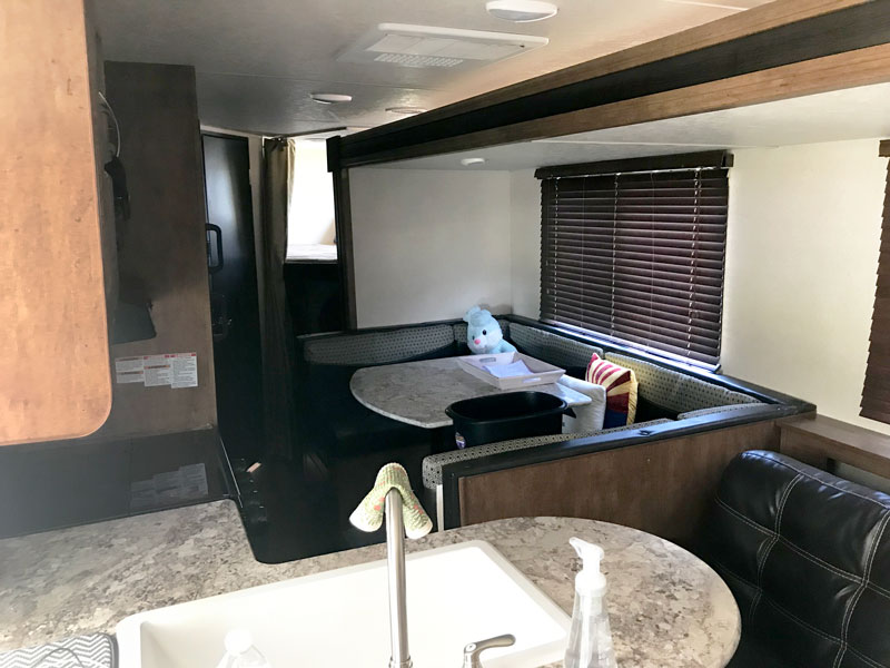 inside of RV camper