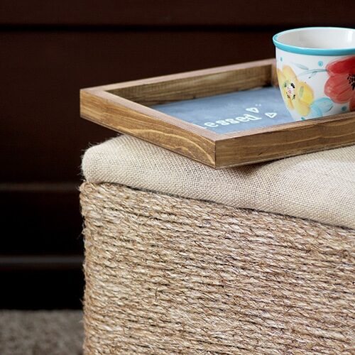 rope footstool