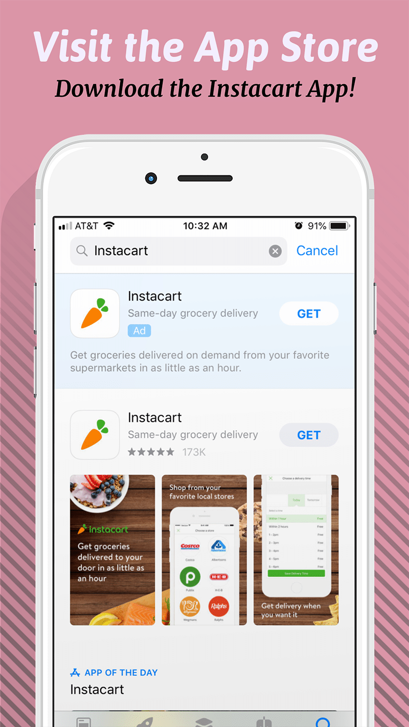 download the instacart app