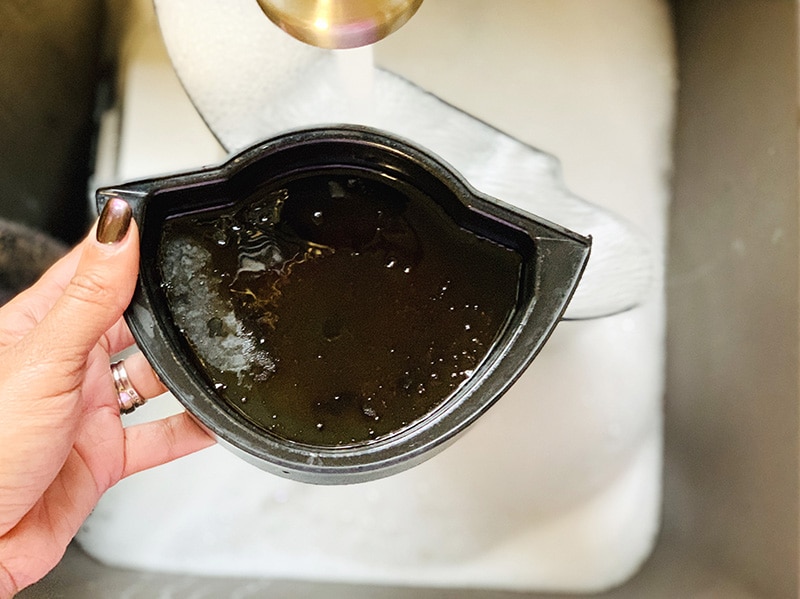 dirty keurig drip pan