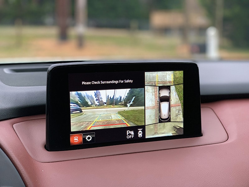 full view camera upon entry into maxda cx9
