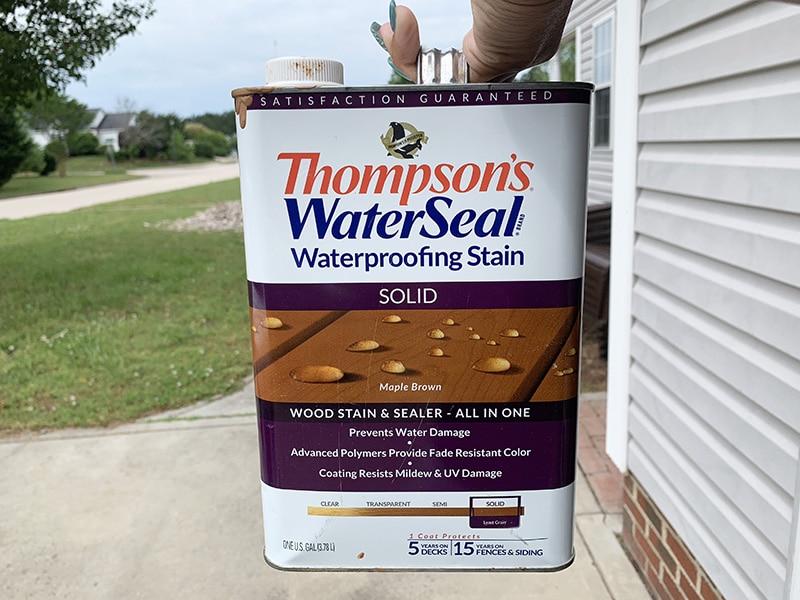 thompsons water seal in maple brown solid