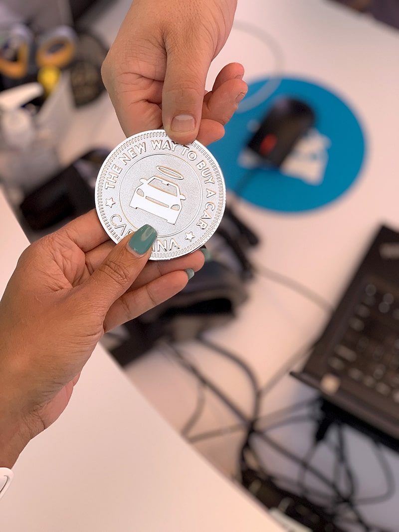 coin for the carvana vending machine