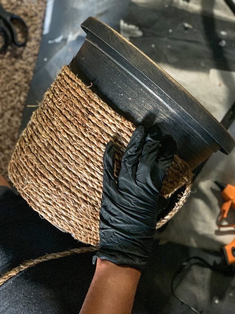 DIY Basket Weave Planter How To Save Money By Making Your Own