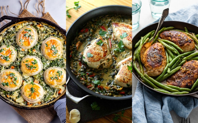 37 One Pan Skillet Recipes for Easy Weeknight Dinners