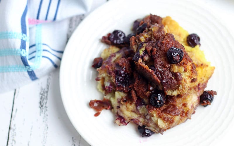 How To Make Crockpot Blueberry French Toast