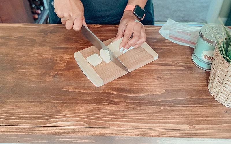 slicing butter