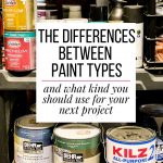 the differences between paint types