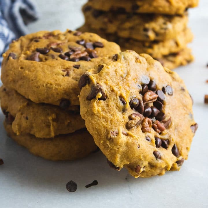 Pumpkin Cookies Recipe + Chocolate Chips