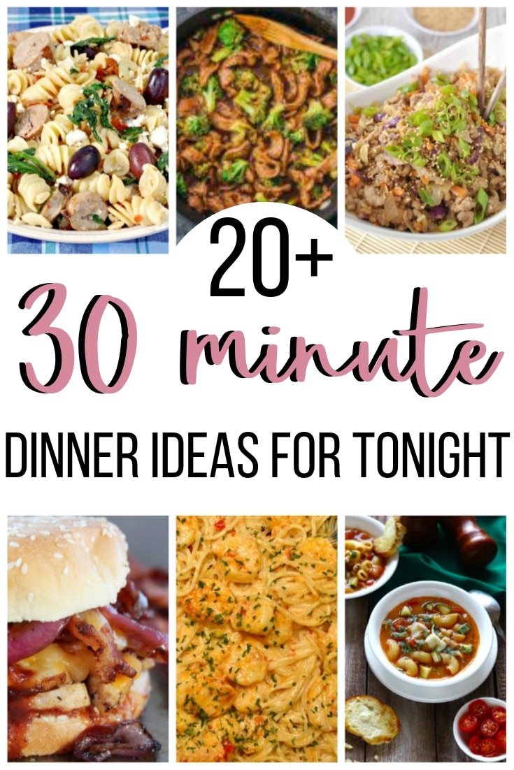 Dinner Ideas For Tonight | Quick + Easy 30 Minute Meal Recipes