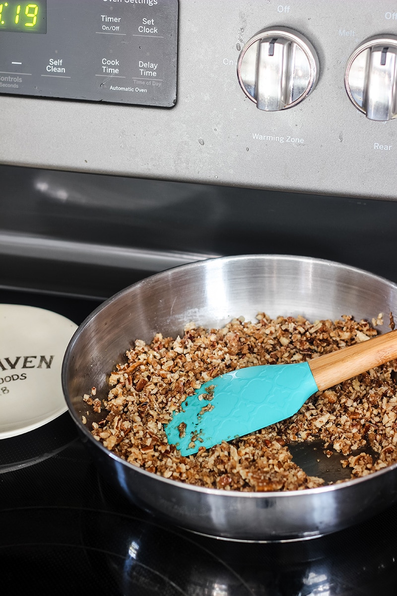 toasted pecans for butter pecan ice cream