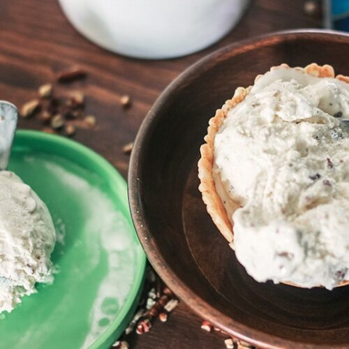homemade butter pecan ice cream