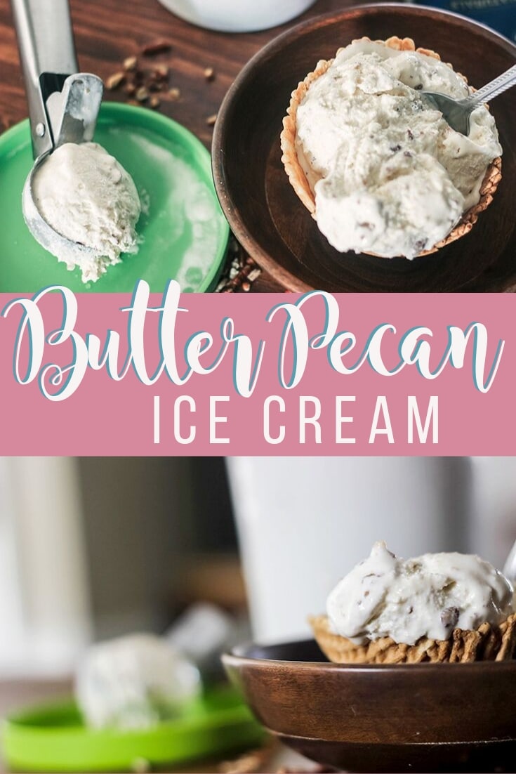 Butter pecan ice cream recipe