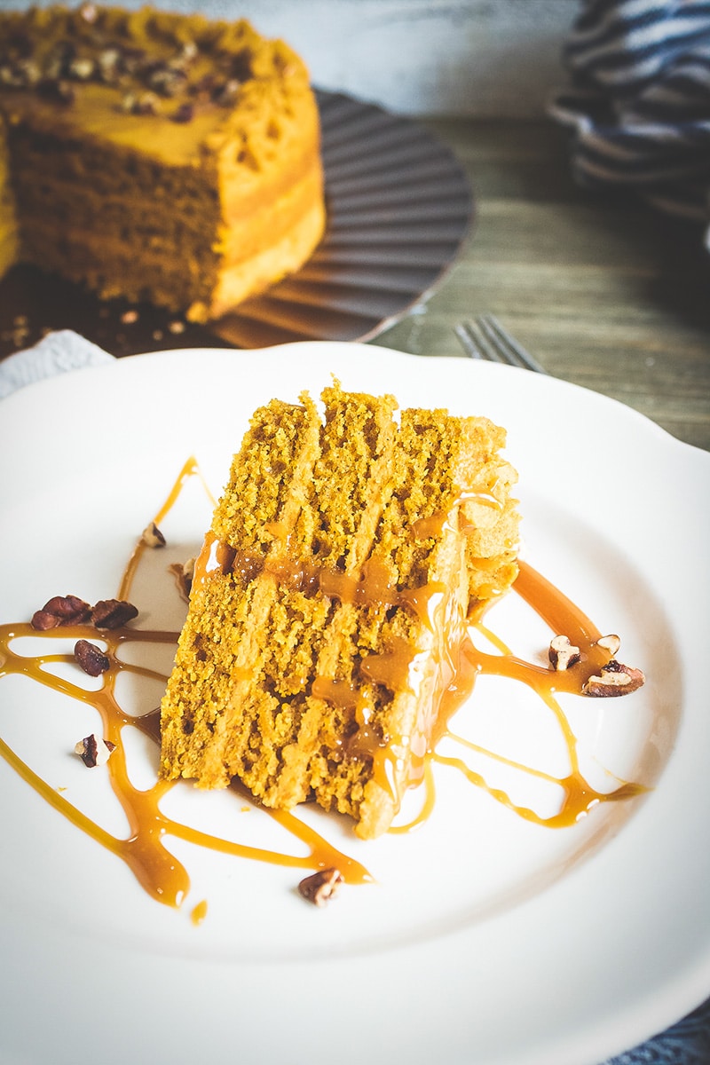 pumpkin layer cake