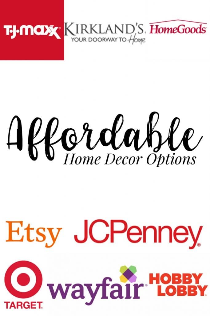 affordable home decor