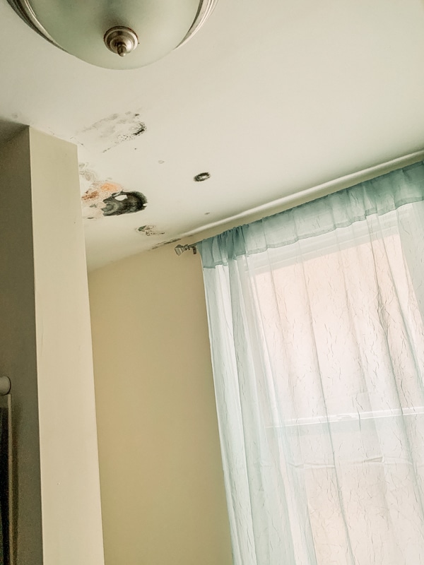 ceiling water damage