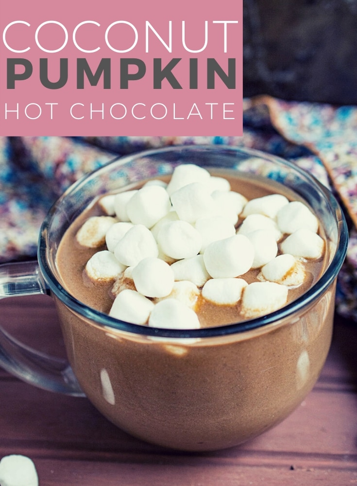 coconut pumpkin hot chocolate