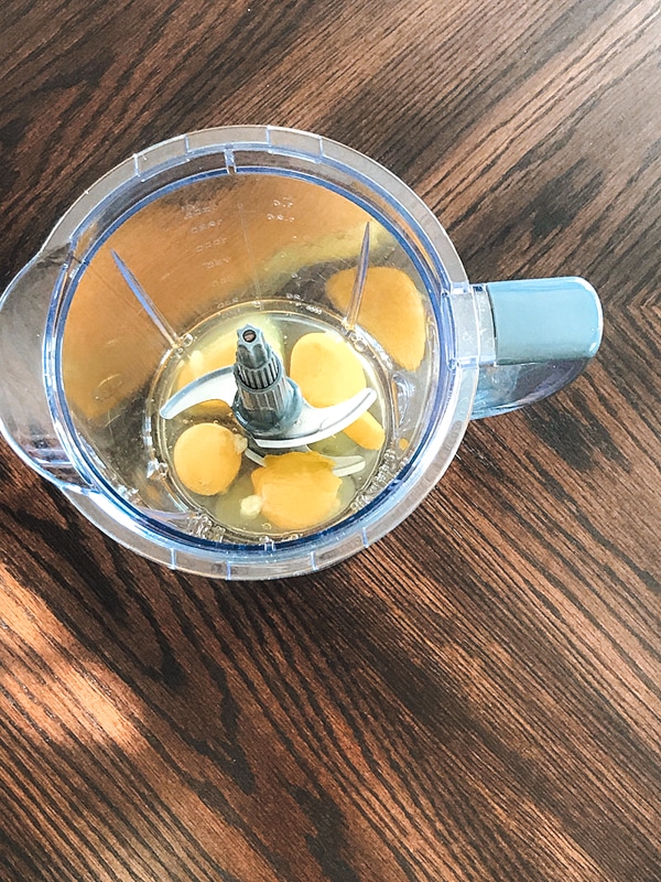 eggs in blender