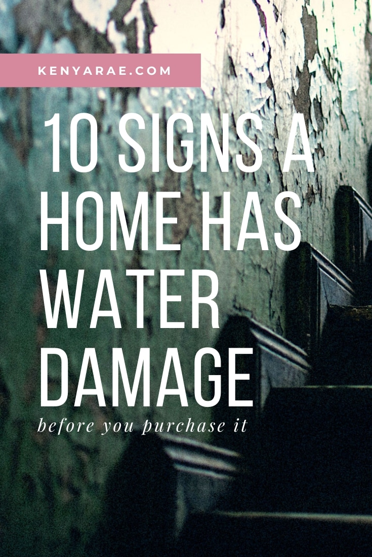 10 signs a home has water damage