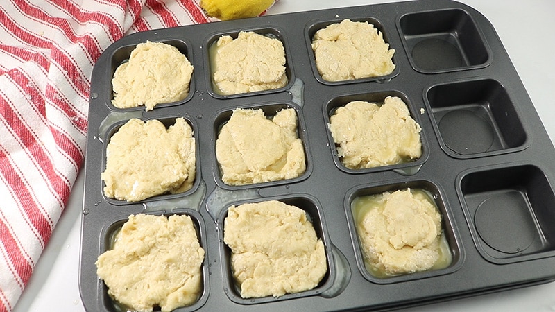 biscuits to go in the oven