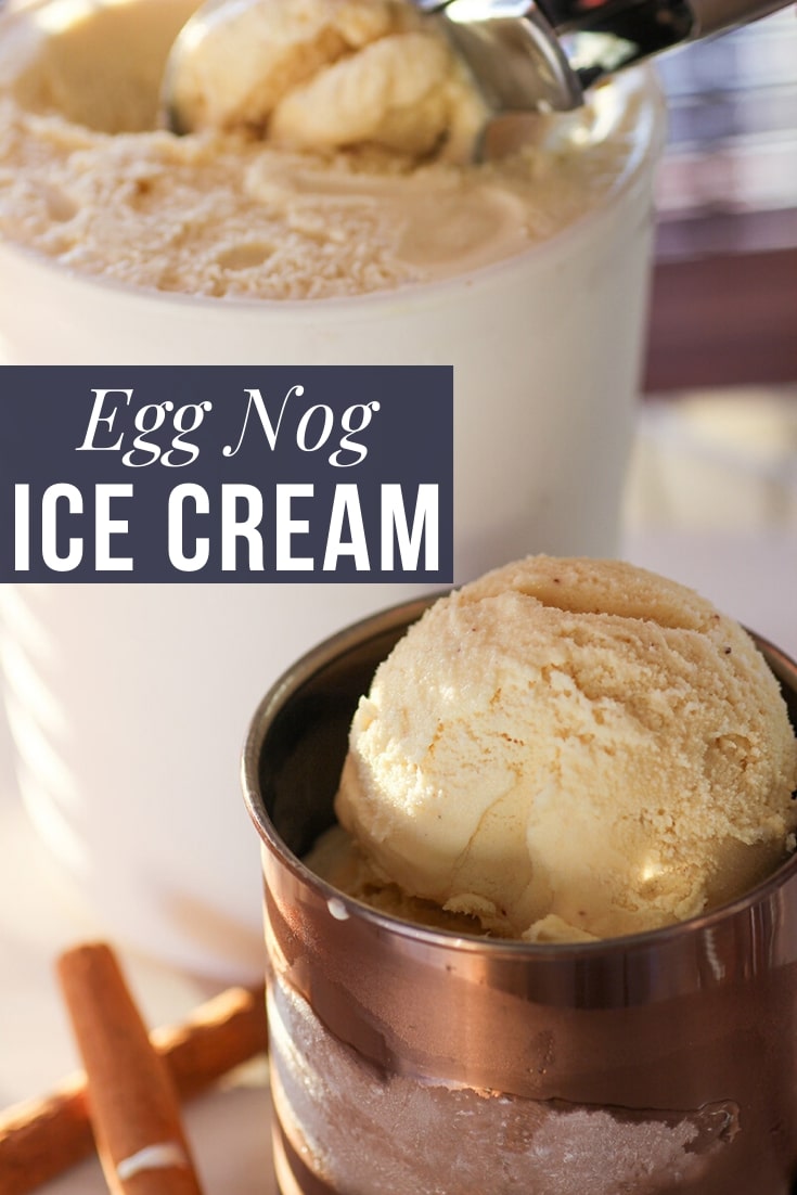 Eggnog Ice Cream Quick & Easy Ice Cream Maker Recipe