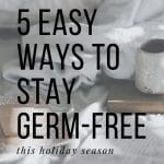 5 easy ways to stay germ free this holiday season