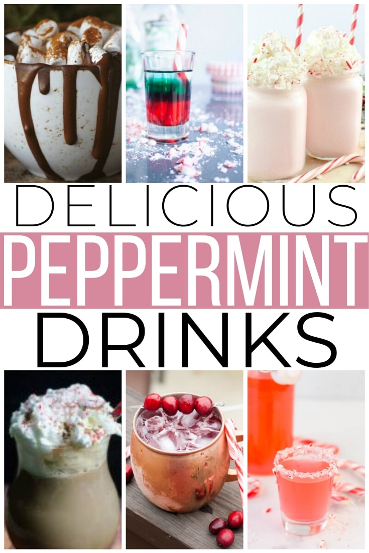 delicious peppermint drinks