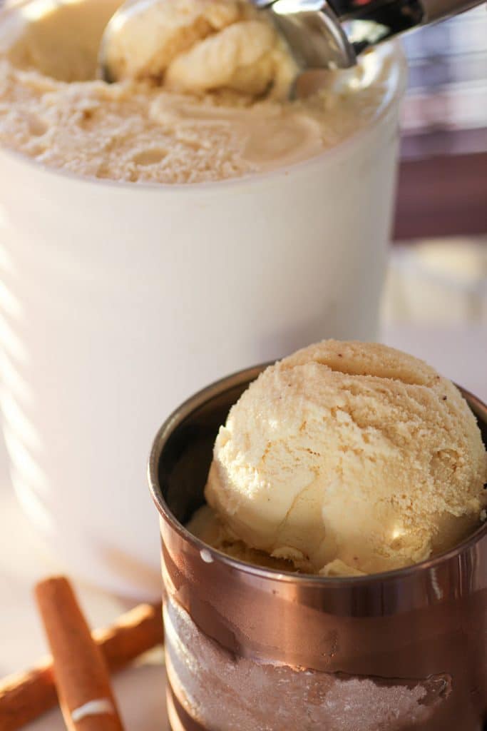 Eggnog Ice Cream Quick & Easy Ice Cream Maker Recipe