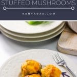 buffalo chicken wing stuffed mushrooms