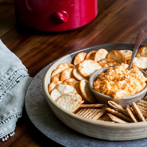 easy crockpot buffalo chicken dip