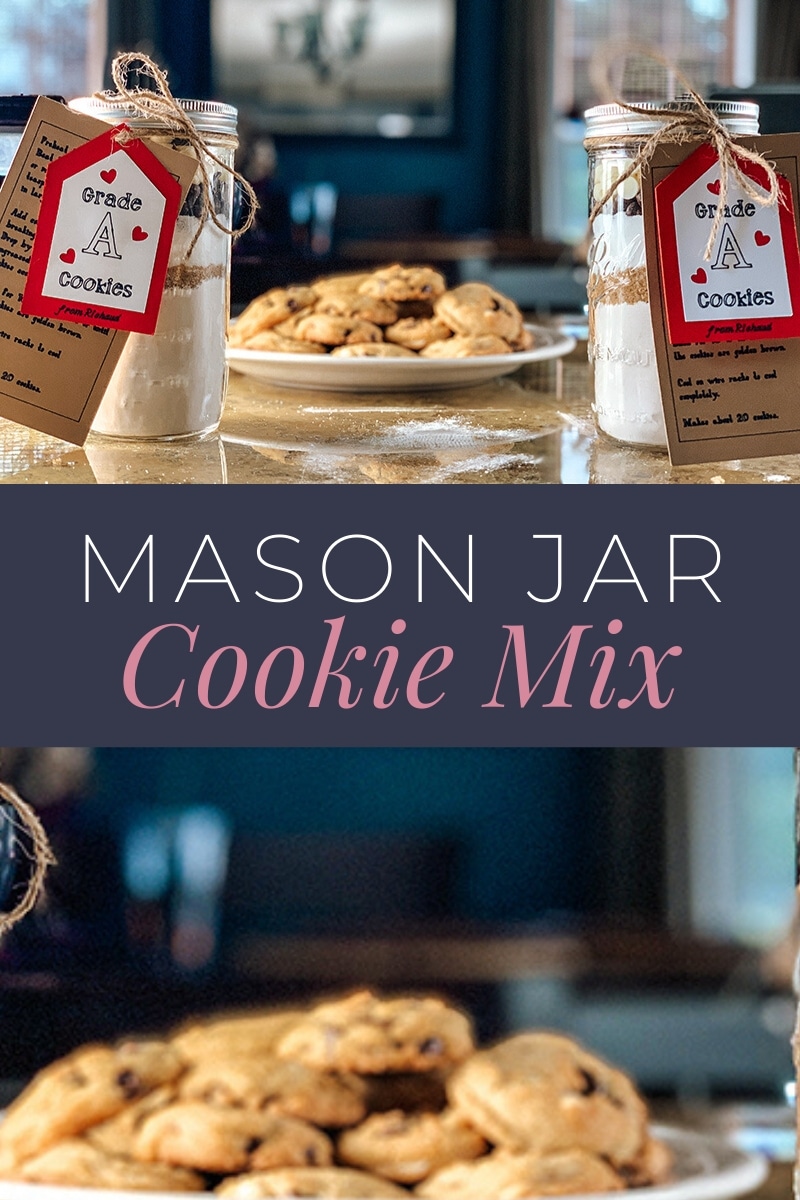 mason jar cookie mix