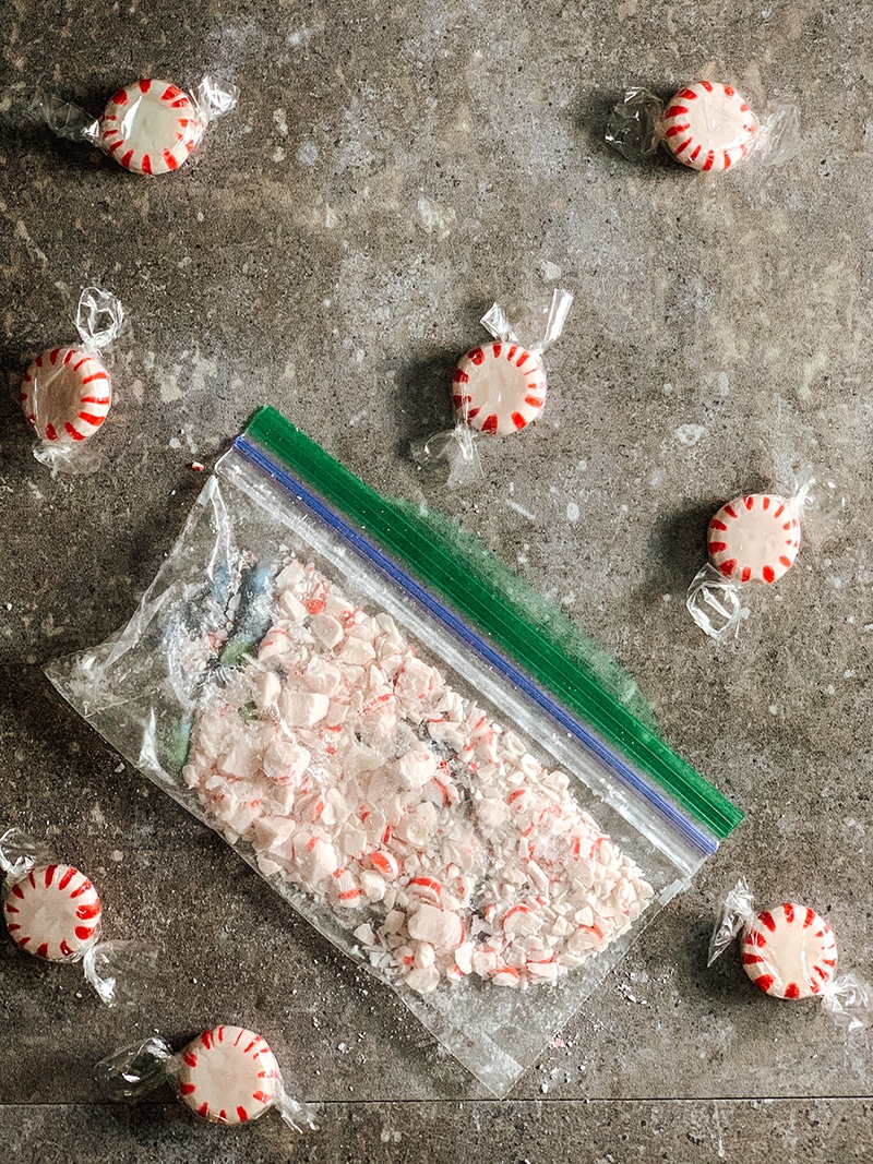 crushed peppermints