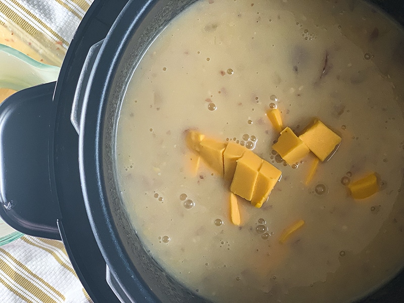 velveeta cheese chunks in soup