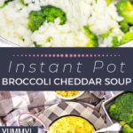 instant pot broccoli cheddar soup