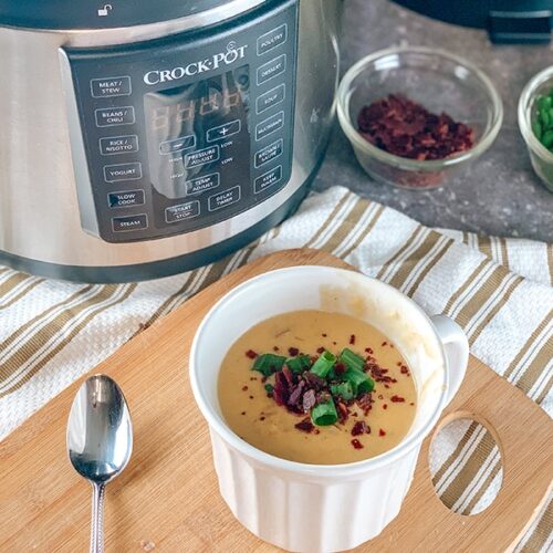 instant pot loaded baked potato soup