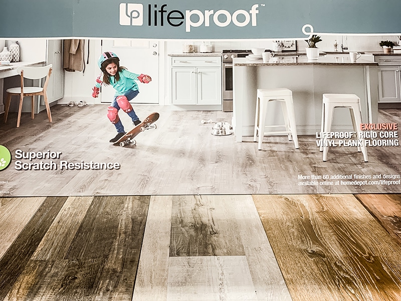 Lifeproof deals vinyl flooring