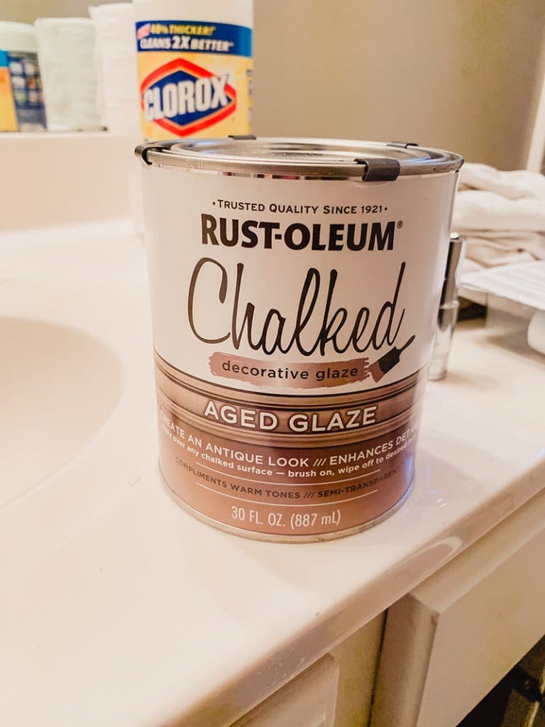 Rustoleum chalked age glaze